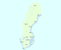 Rasterkarta över utbredningen av Frukthumla